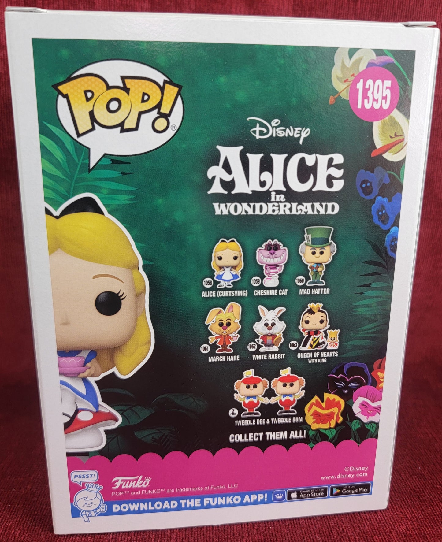 Alice with tea funko exclusive # 1395 (nib) With pop protector