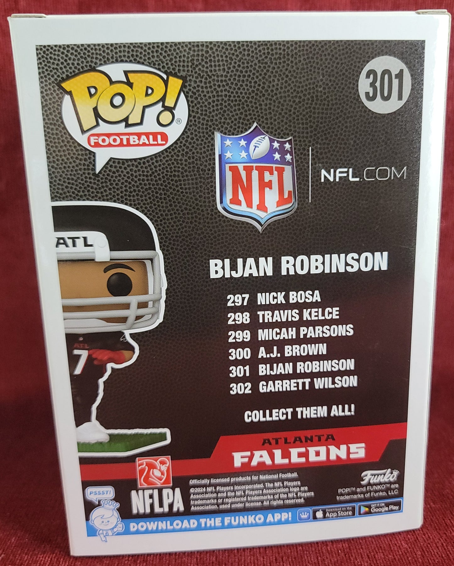 Bijan Robinson funko # 301 (nib)