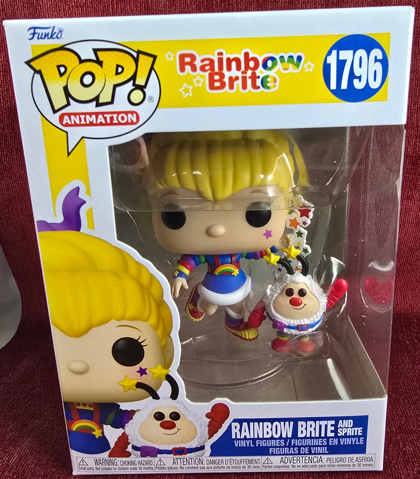 Rainbow Brite with Sprite funko # 1796 (nib) With pop protector