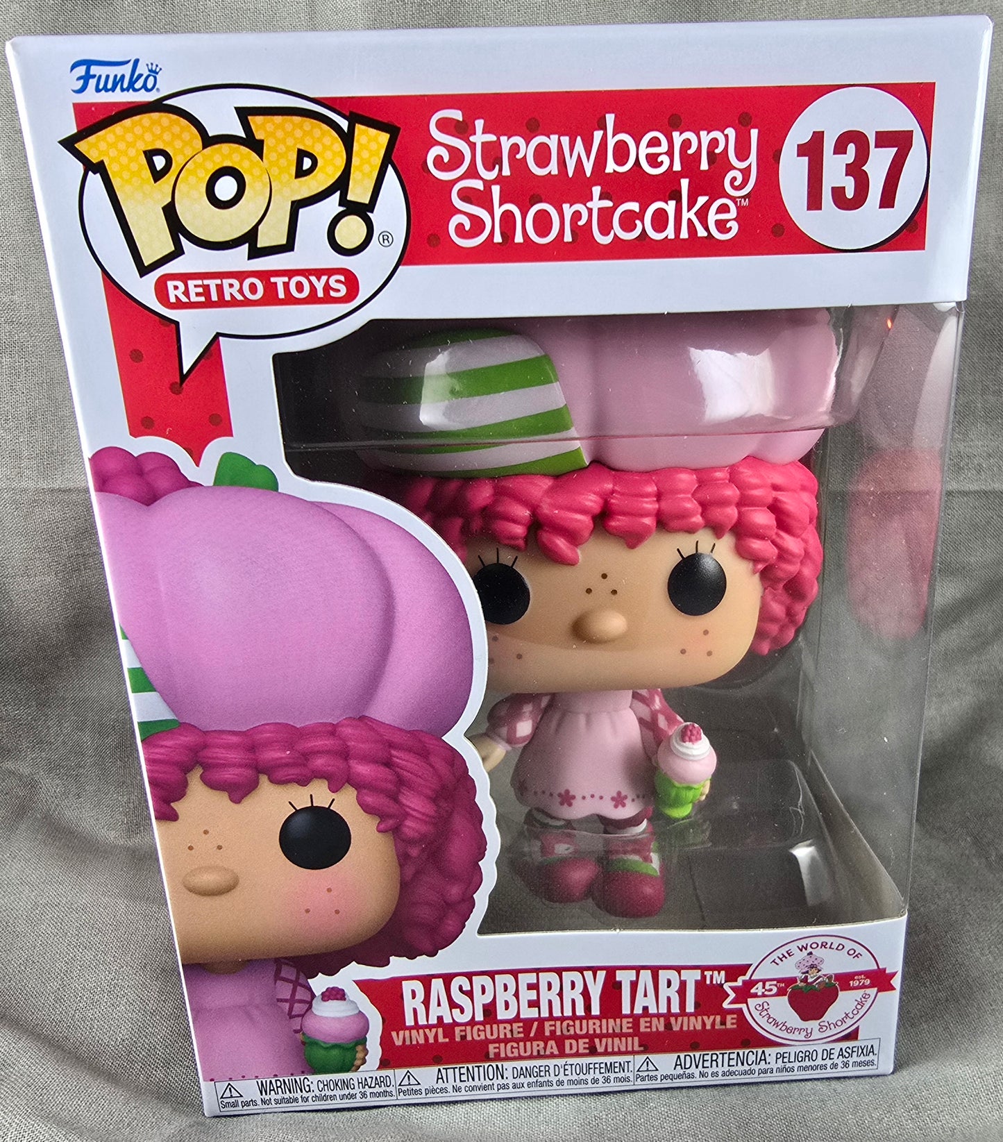 Raspberry Tart Funko #137 (Nib) With Pop Protector