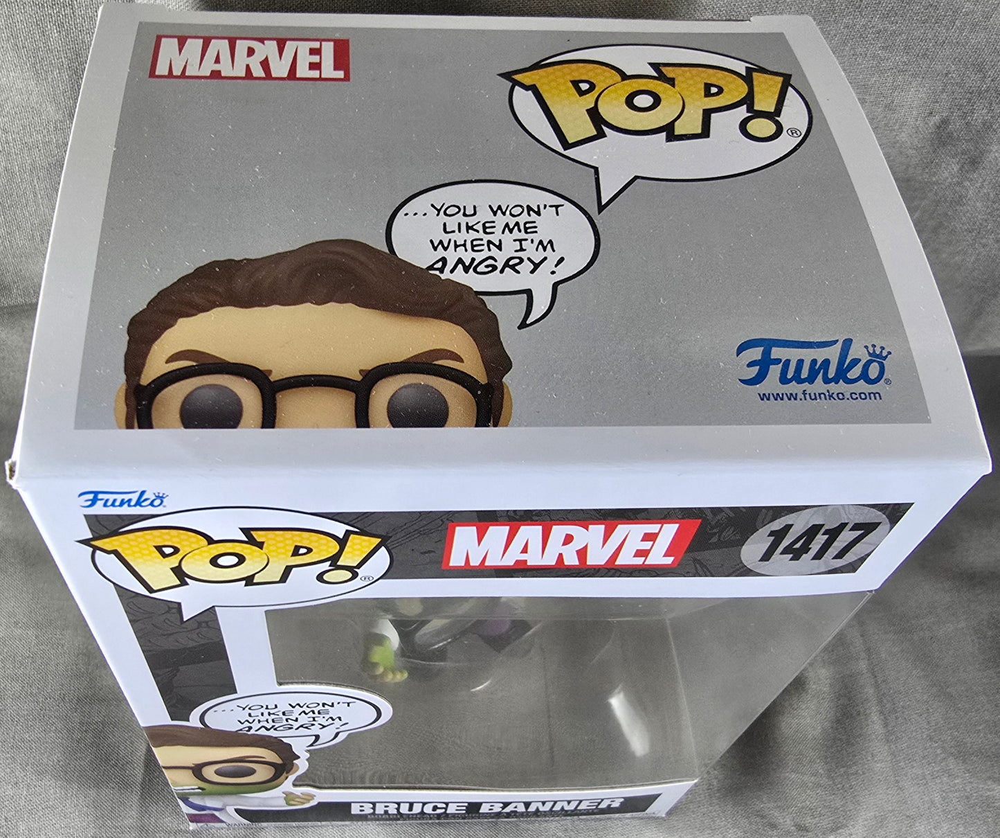 Bruce Banner Funko # 1417 (Nib) With Pop Protector