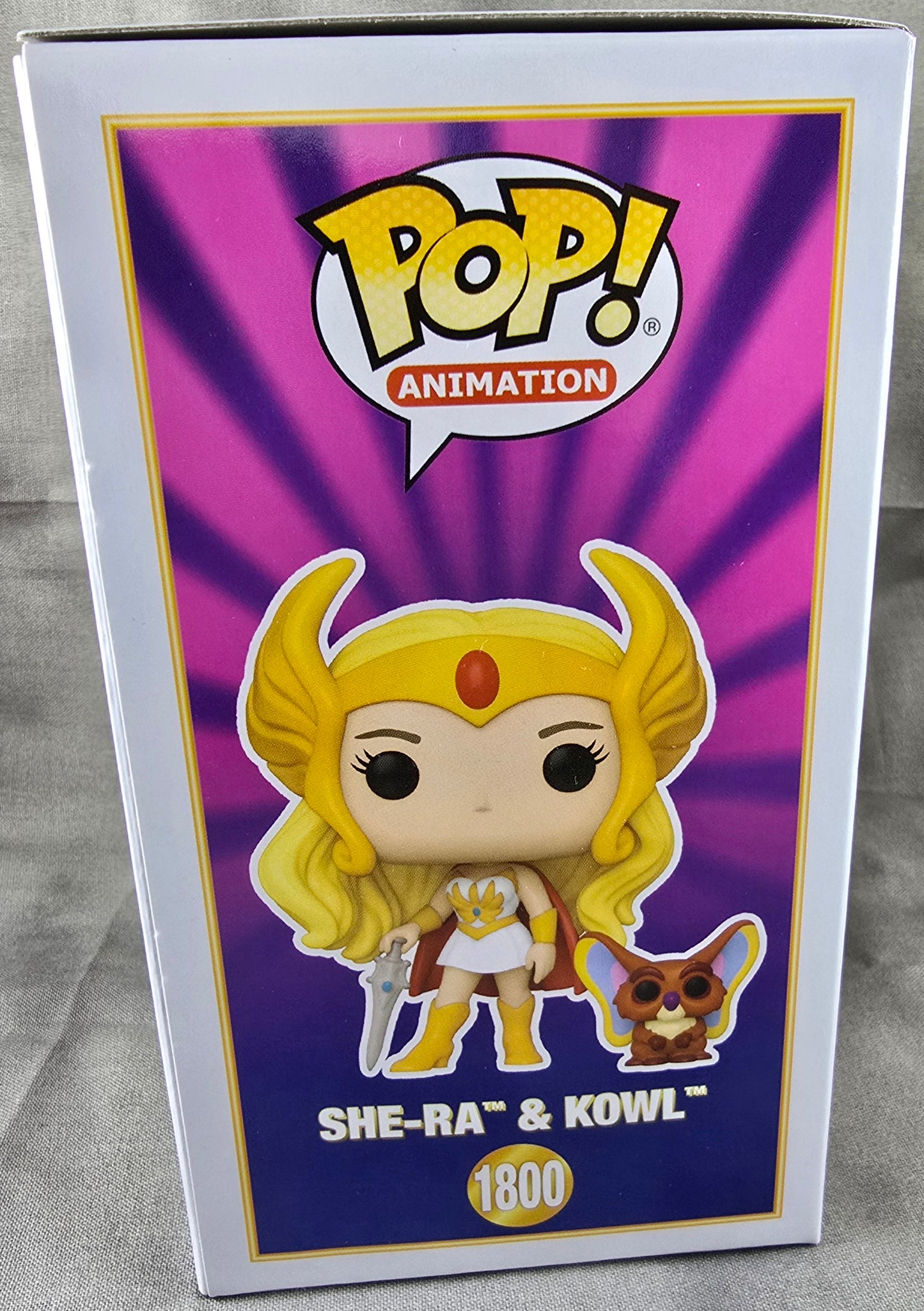 She-ra & kowl funko # 1800 (nib) With pop protector