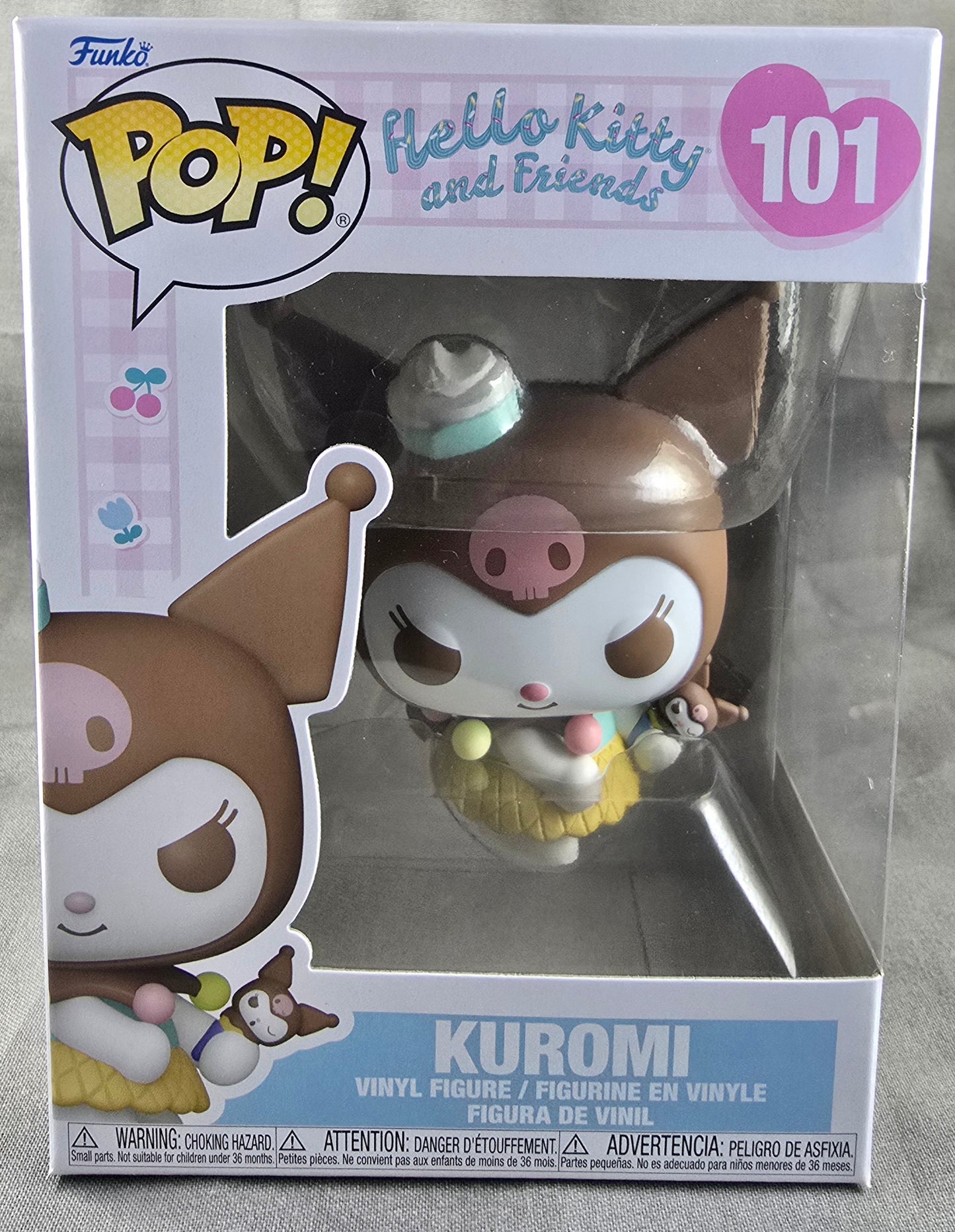 Kuromi 101 funko (nib) With pop protector