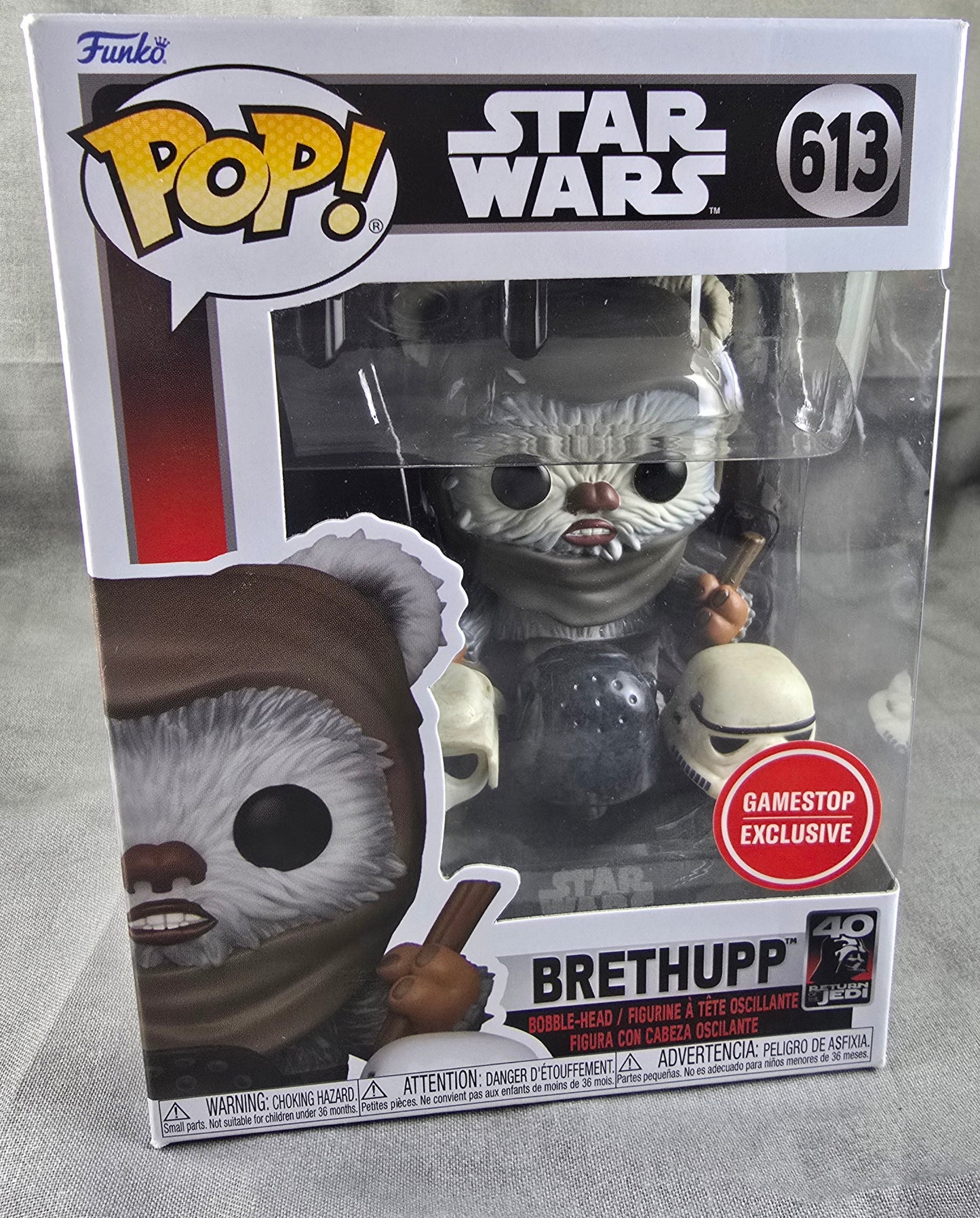 Brethupp gamestop exclusive funko # 613 (nib) With pop protector