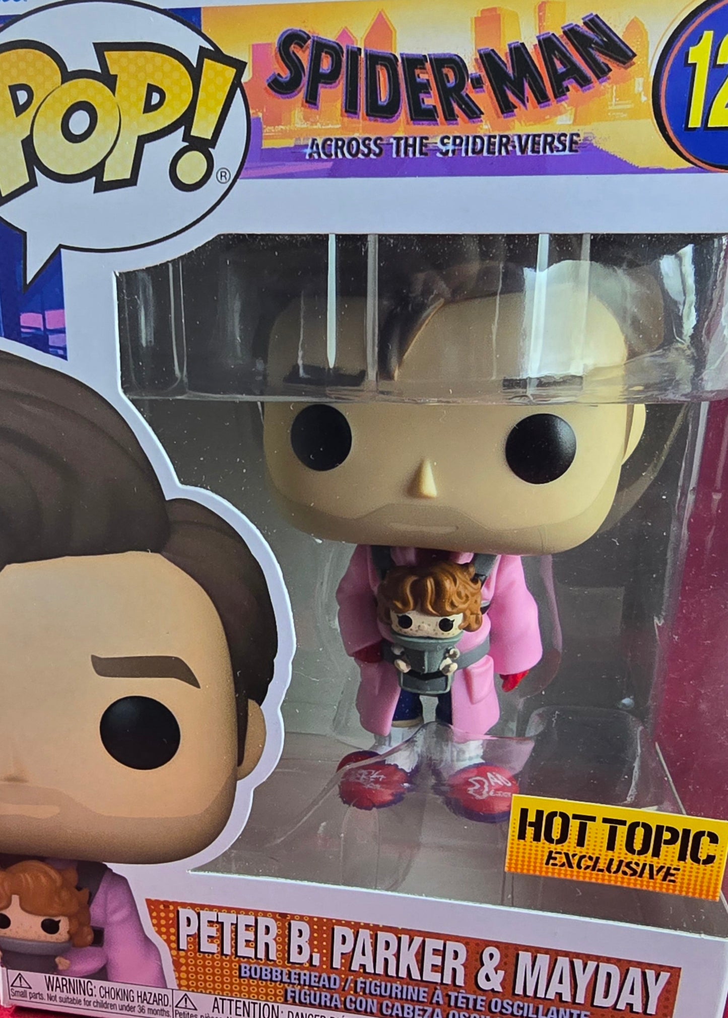 Peter b. Parker & Mayday hot topic exclusive funko # 1239 (nib) With pop protector