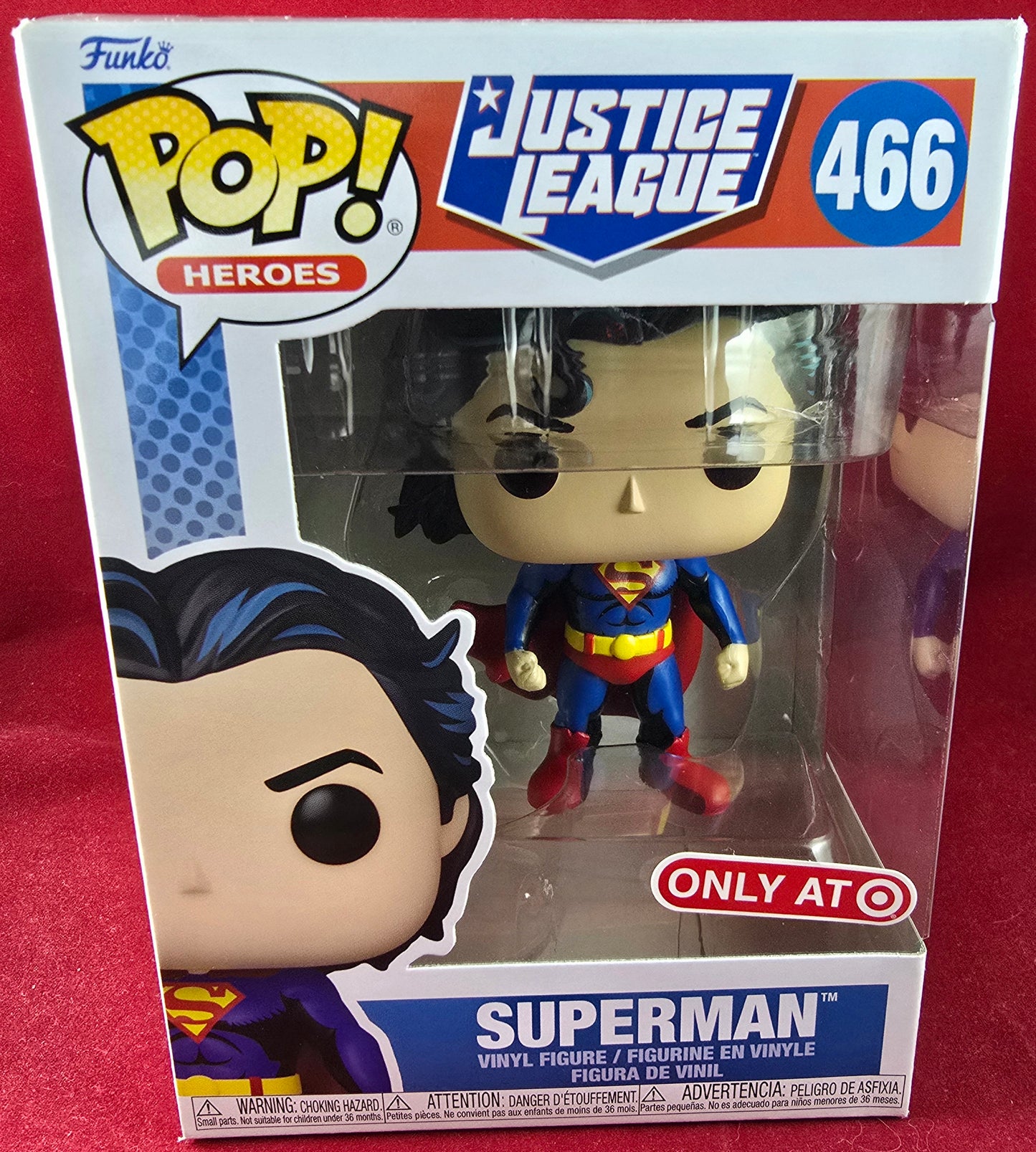 Superman Target exclusive funko # 466 (nib) With pop protector