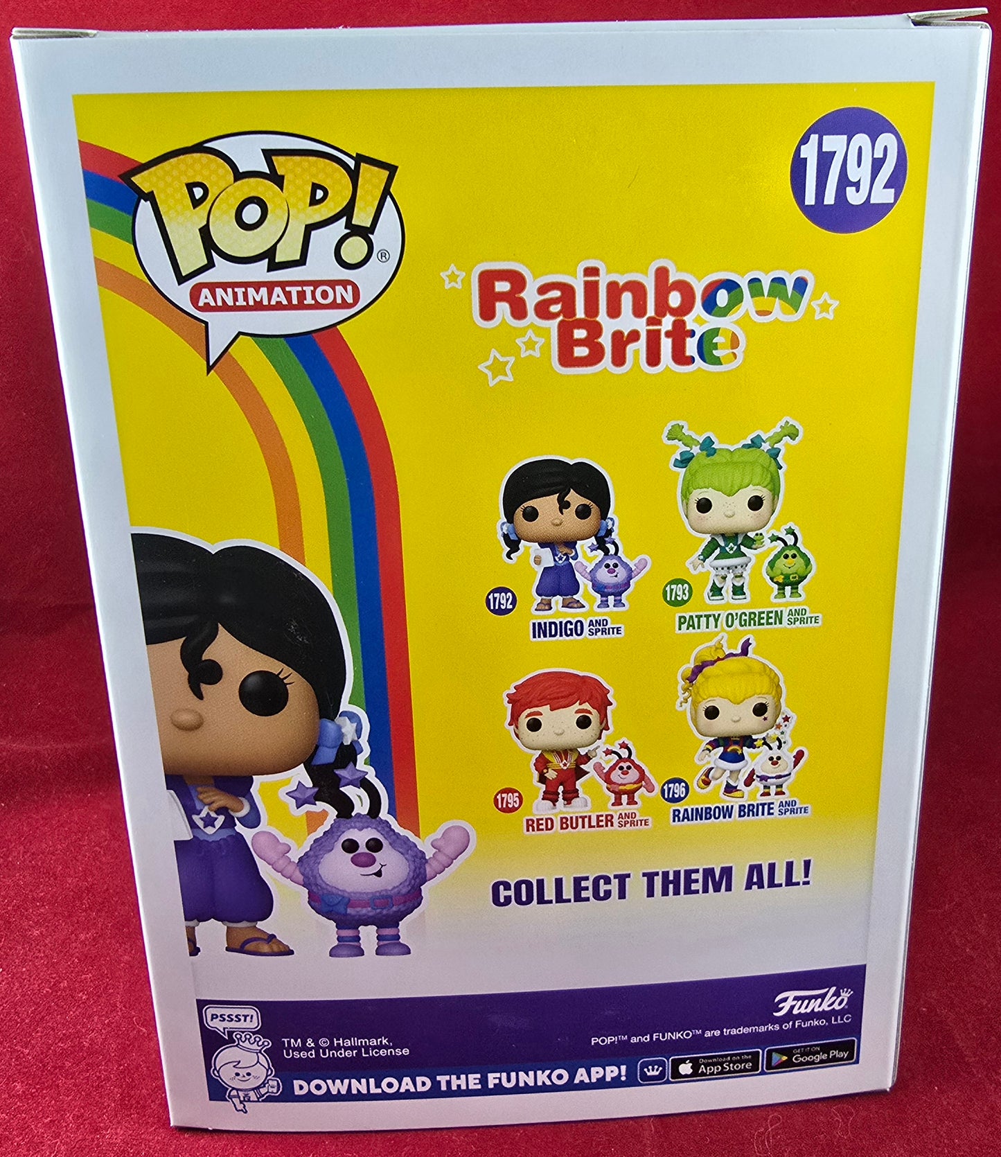 Indigo and Sprite funko # 1792 (nib) with pop protector