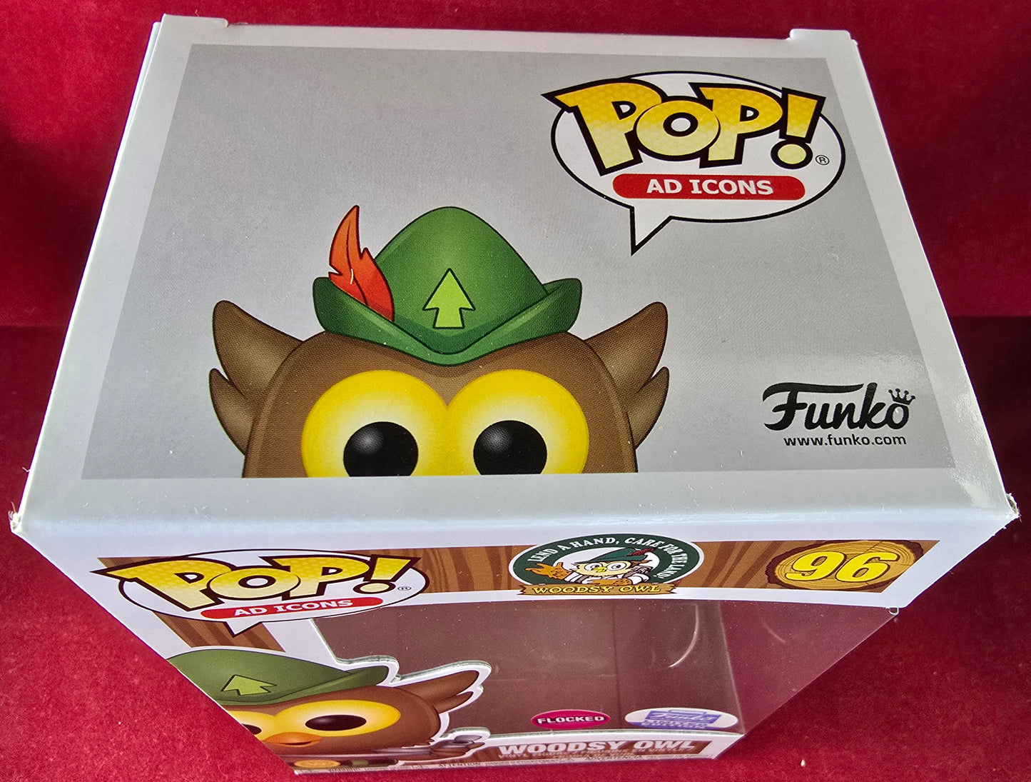 Woodsy owl funko exclusive # 96 (nib) with pop protector