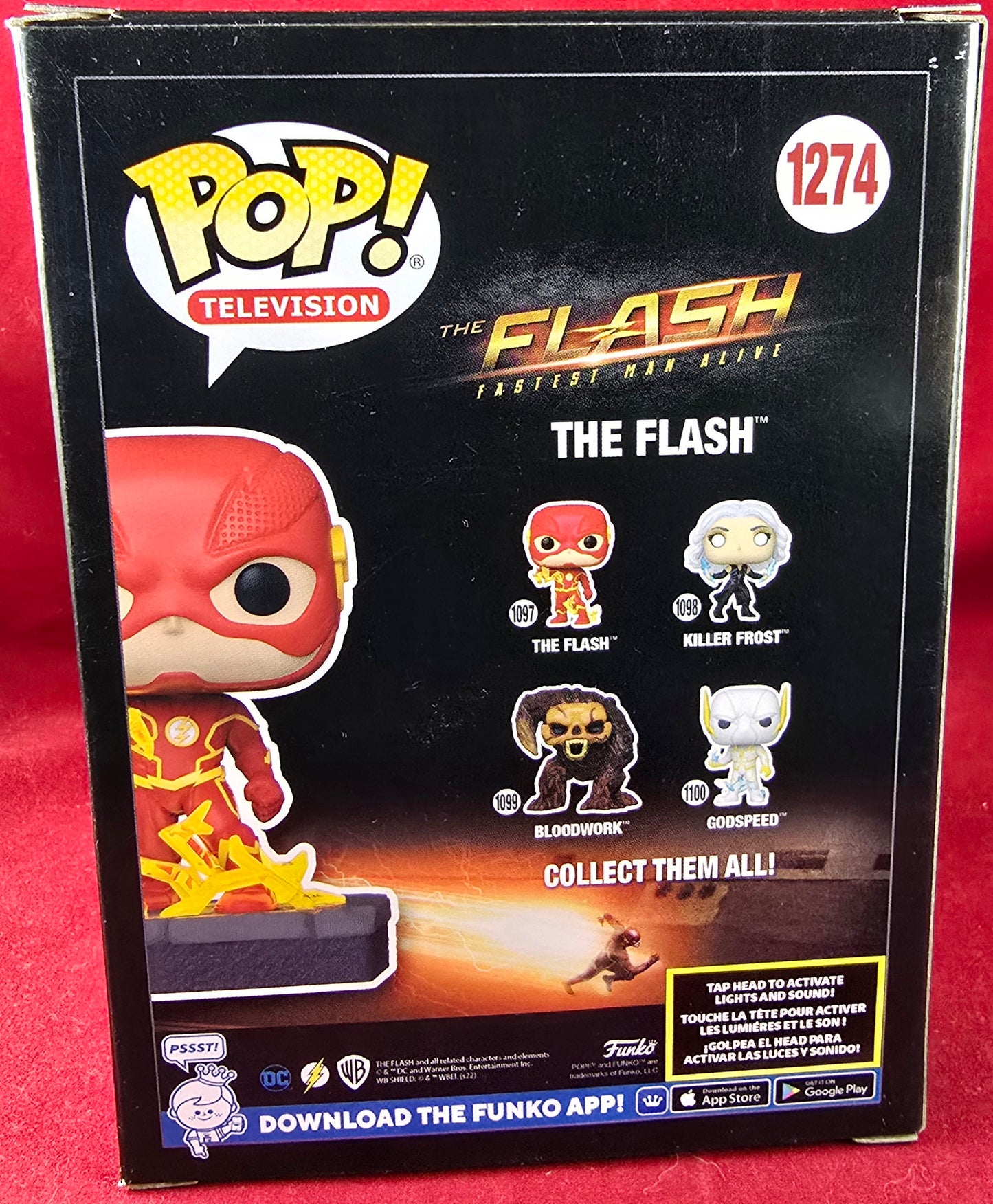 The flash funko exclusive # 1274 (nib) with pop protector