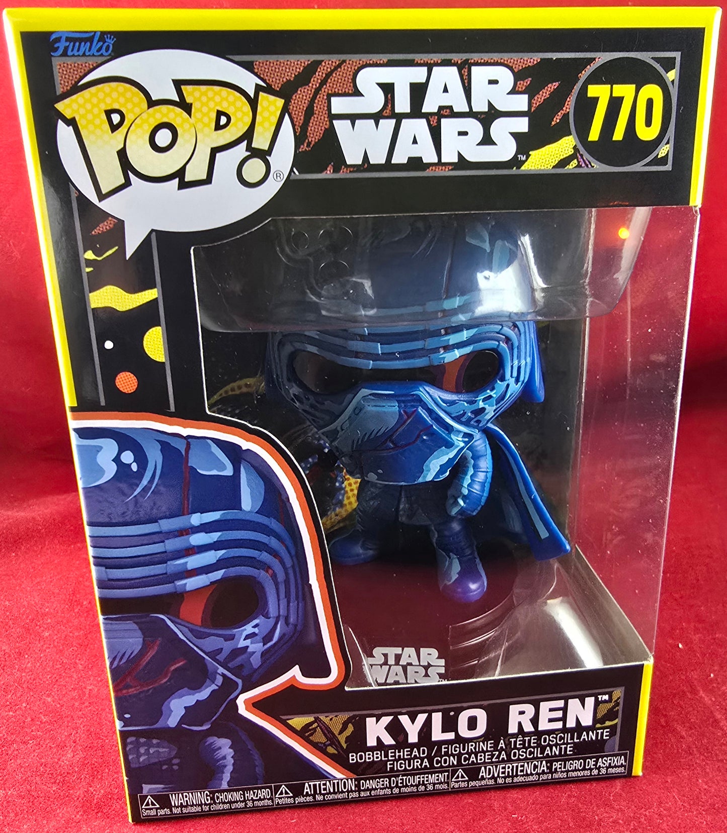 Kylo Ren funko # 770 (nib) With pop protector
