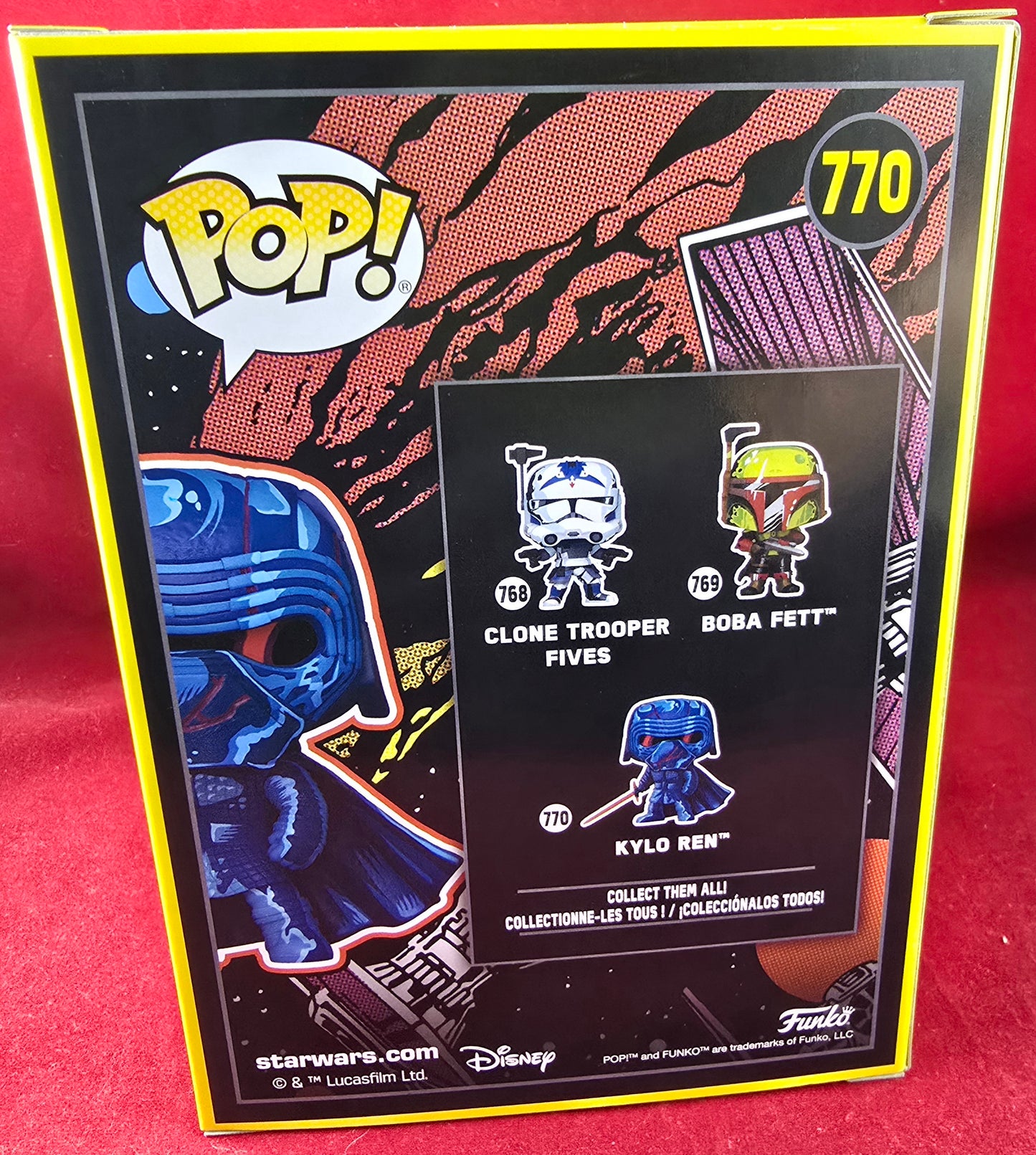 Kylo Ren funko # 770 (nib) With pop protector