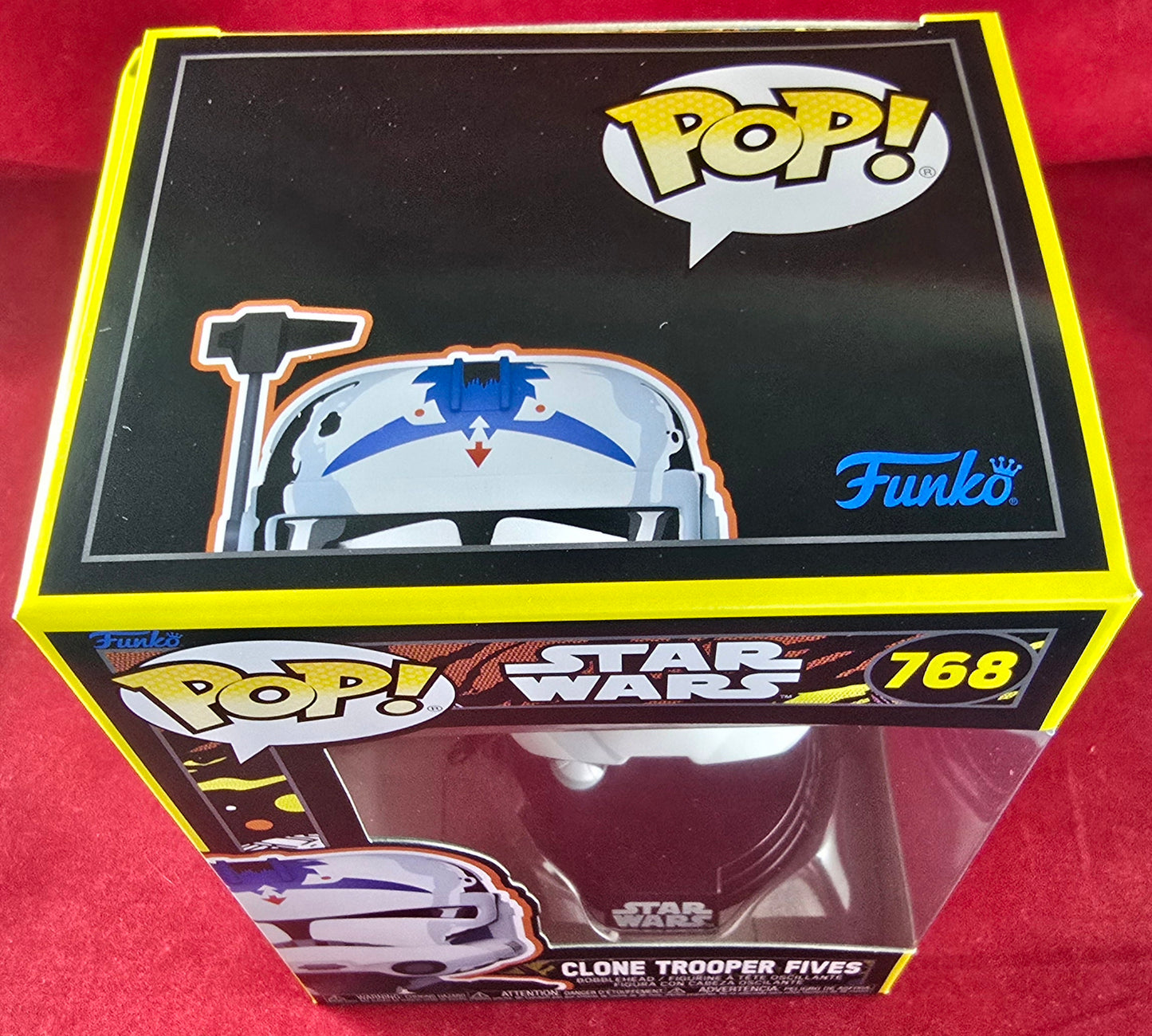 Clone troops fives funko # 768 (nib) with pop protector