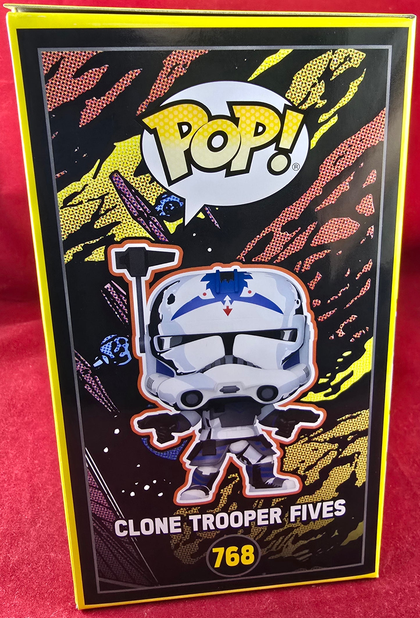 Clone troops fives funko # 768 (nib) with pop protector