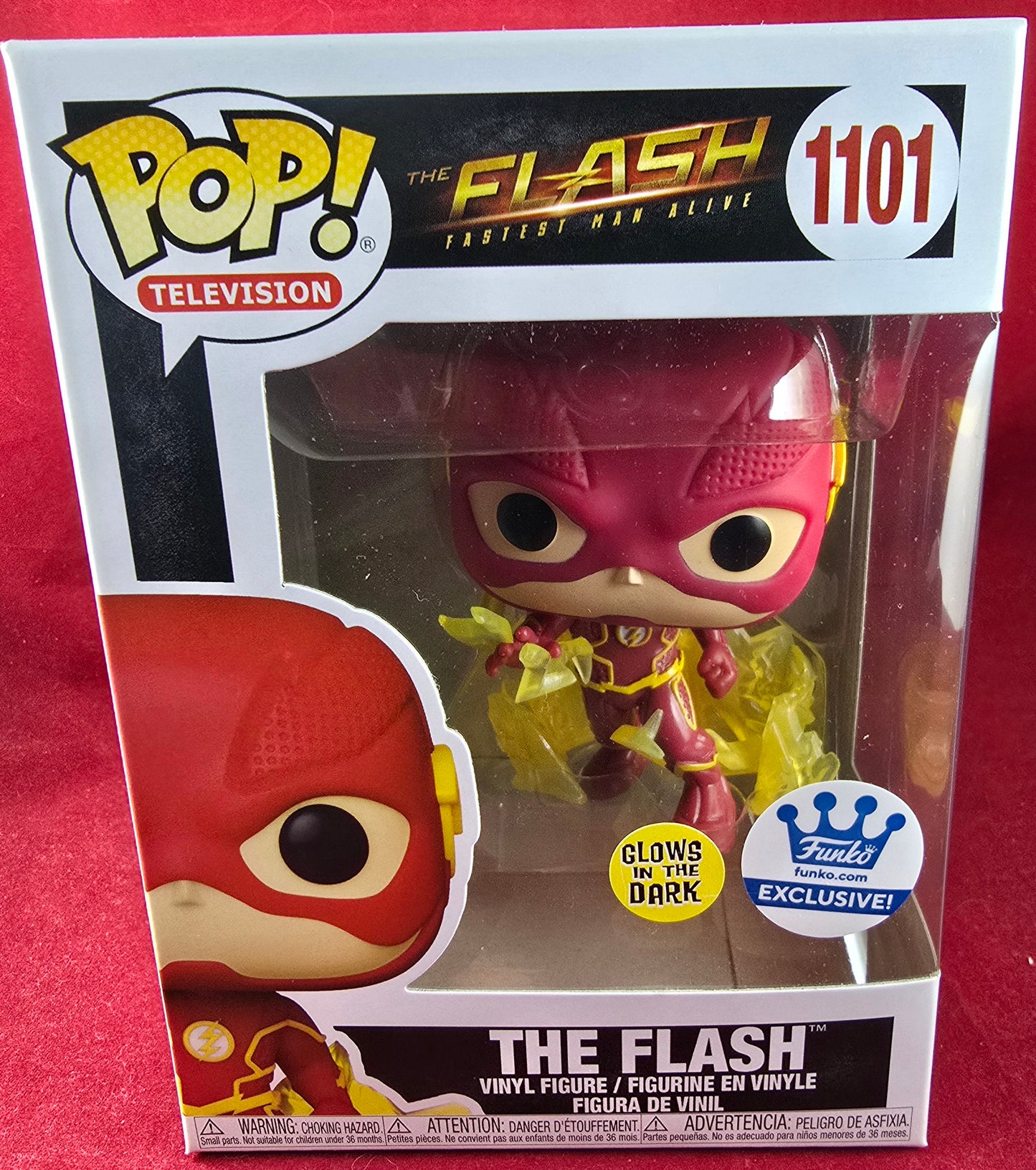 The flash funko exclusive # 1101 (nib) with pop protector