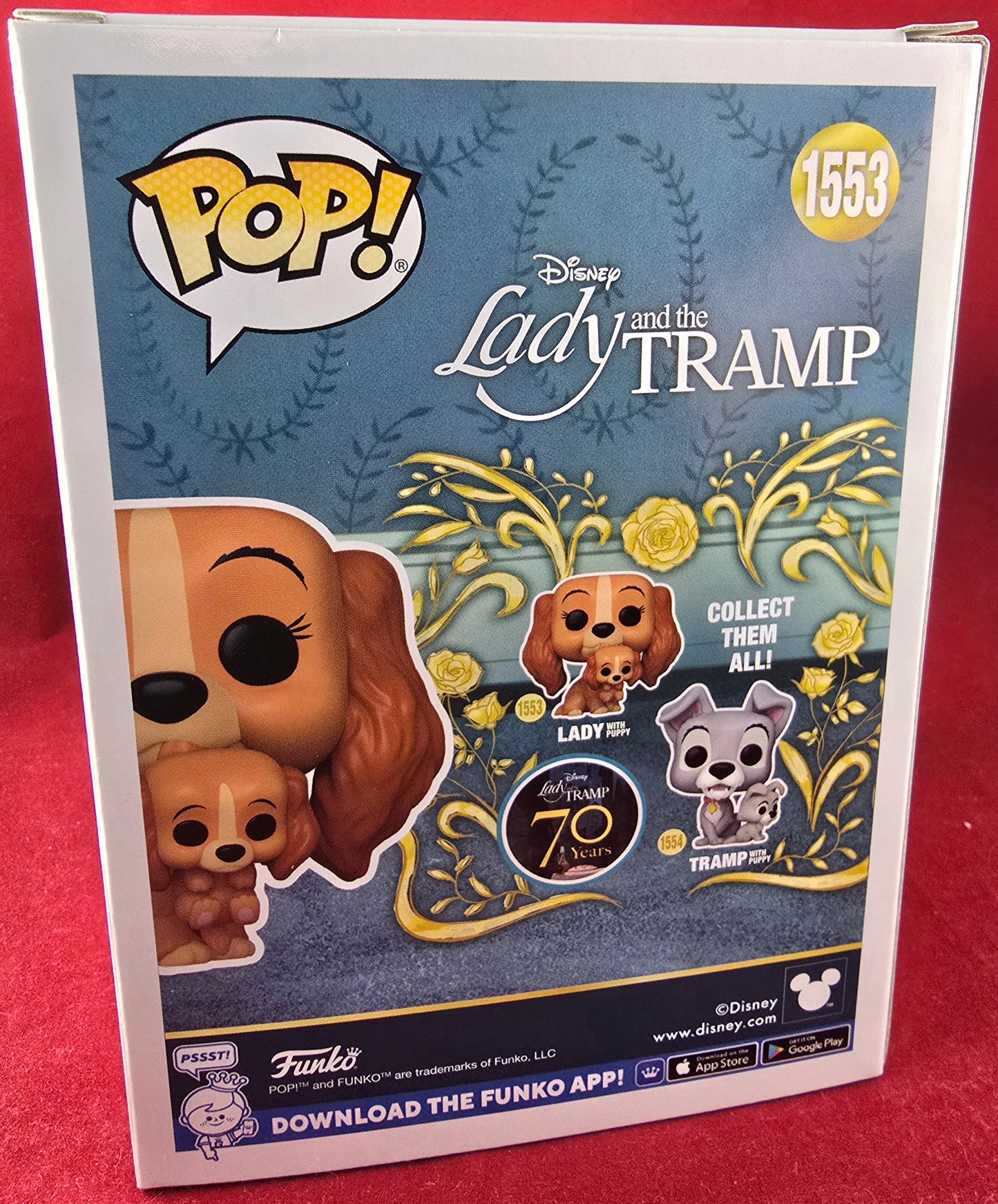 Lady with puppy funko # 1553 (nib) With pop protector