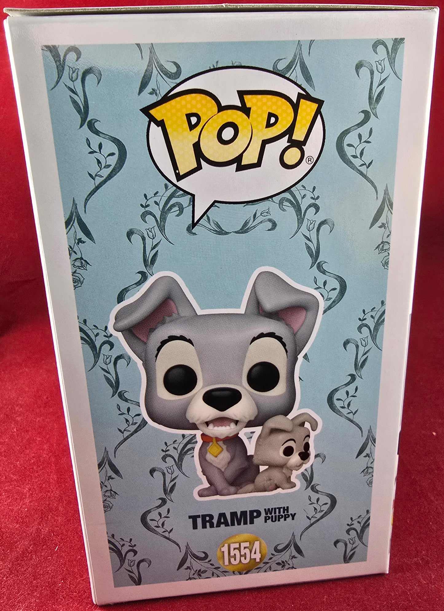 Tramp with puppy funko # 1554 (nib) With pop protector