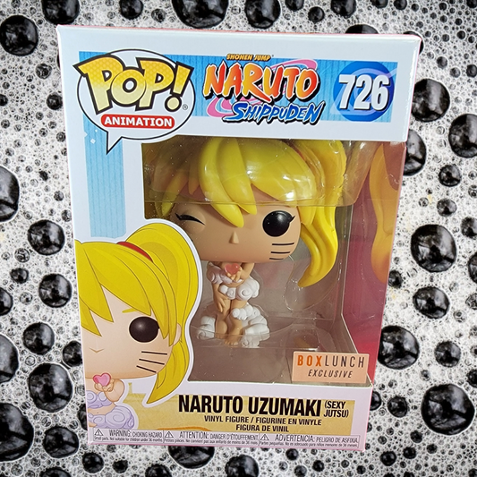 Naruto uzumaki sexy jutsu boxlunch exclusive funko # 726 (nib)