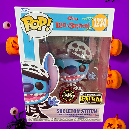 Skeleton stitch chase entertainment earth exclusive funko # 1234 (nib)