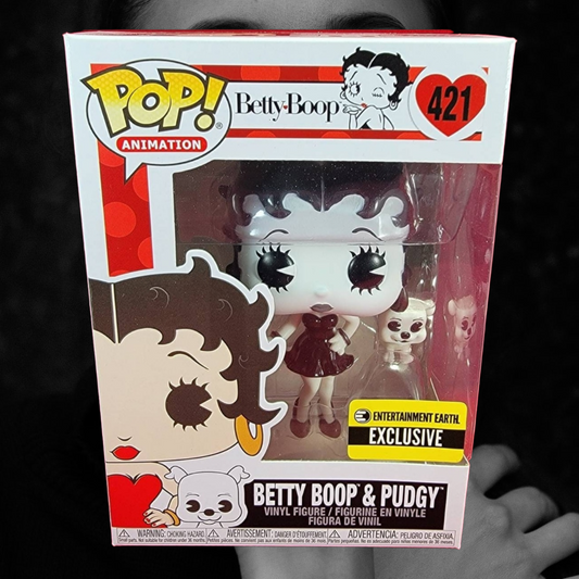 Betty Boop & Pudgy entertainment earth exclusive funko 421 (nib)
