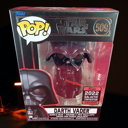 Darth vader 2022 galactic convention funko # 509 (nib)