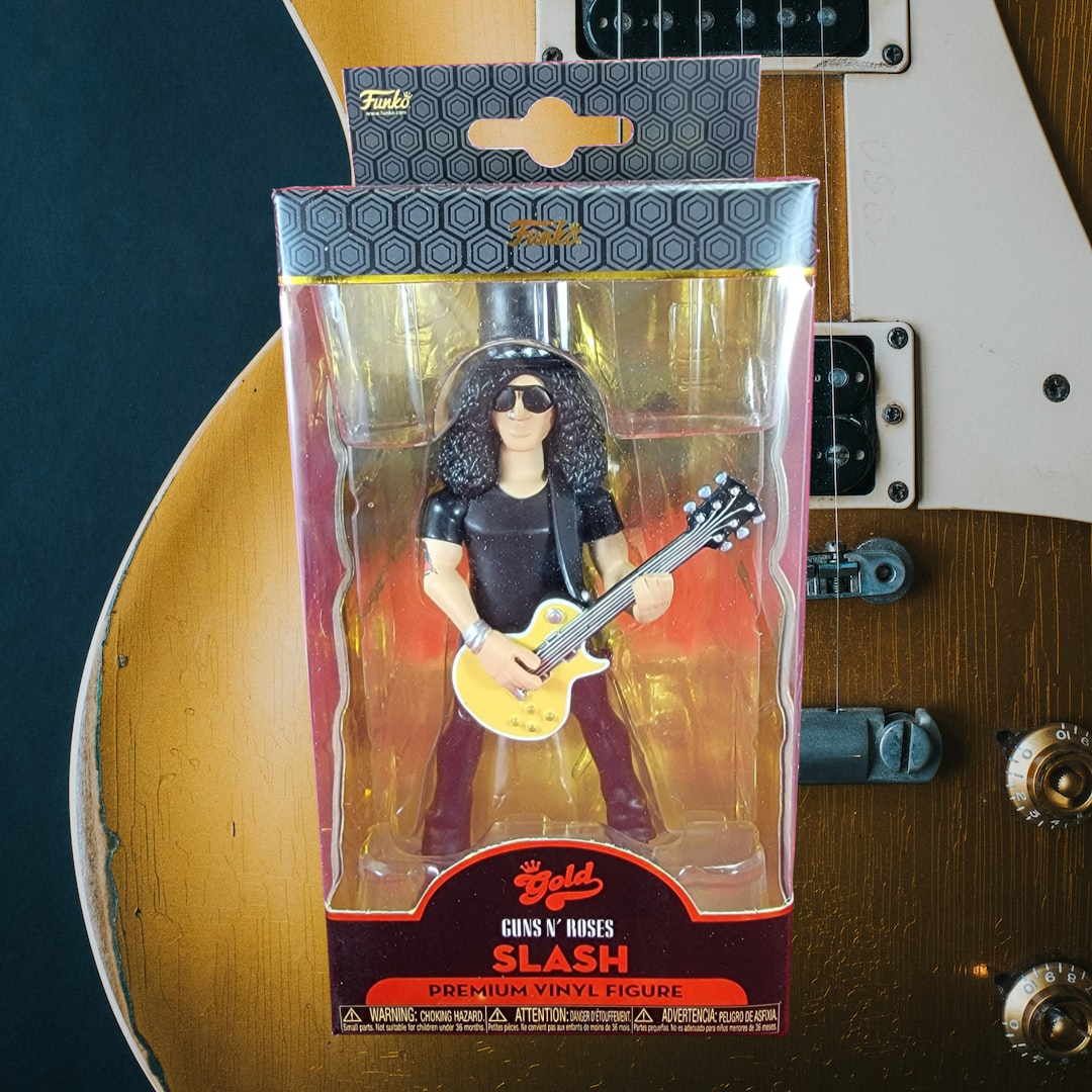 Slash Funko vinyl gold figure (nib)