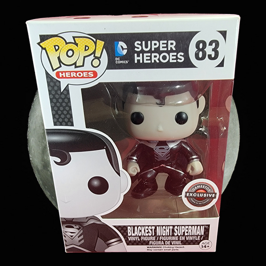 Blackest night Superman gamestop exclusive funko # 83 (nib)