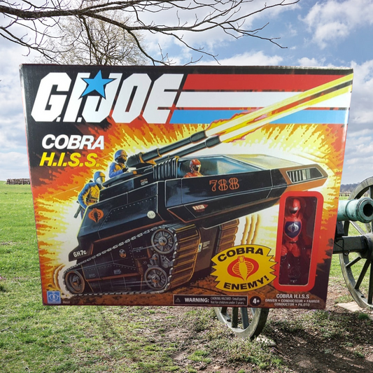 G.i. joe cobra h.i.s.s. reproduction with figure (nib)
