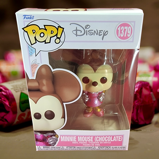 Minnie mouse (chocolate) funko # 1379 (nib) with pop protector