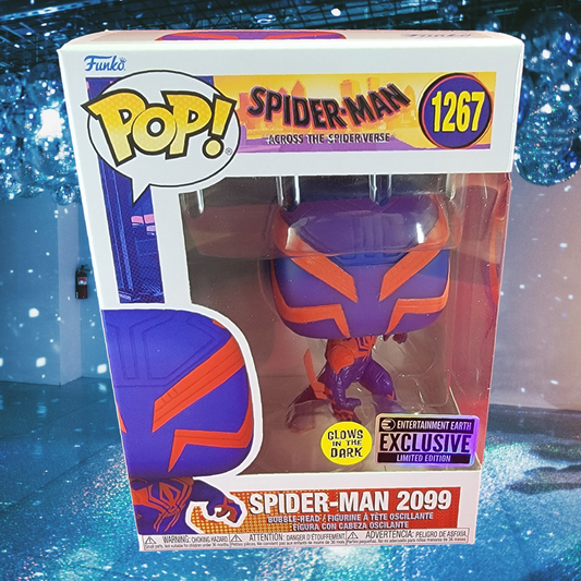 Spider-Man 2099 entertainment earth funko # 1267 (nib)
With pop protector