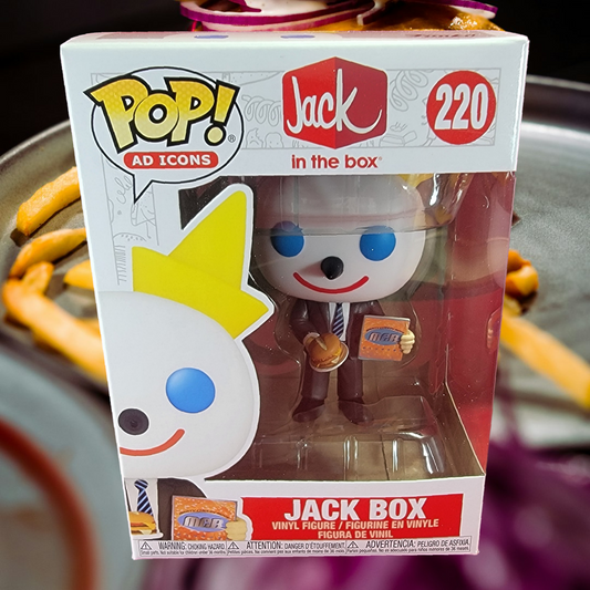 Jack box funko # 220 (nib)
With pop protector