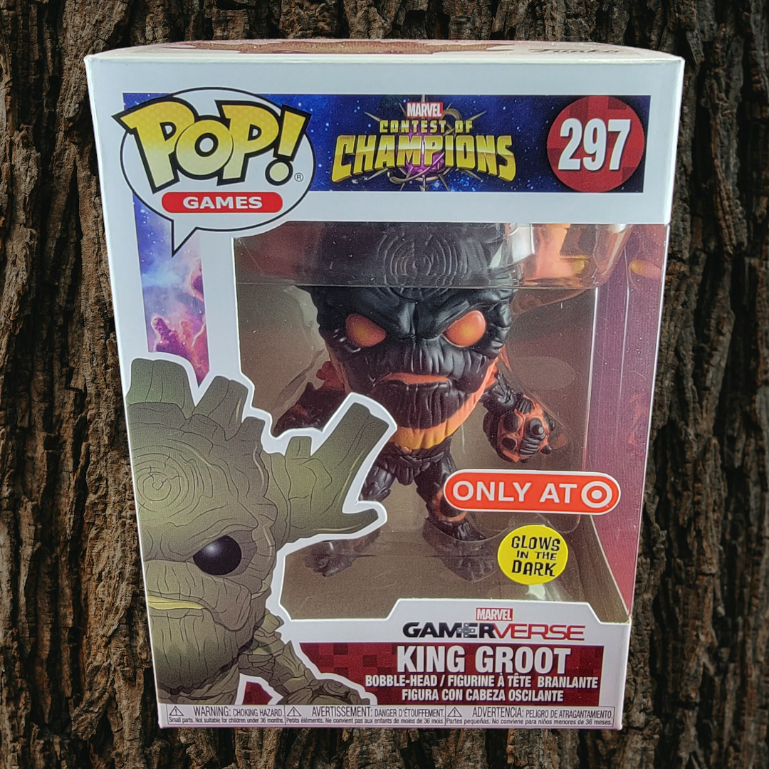 King groot target exclusive funko # 297 (nib)
With pop protector