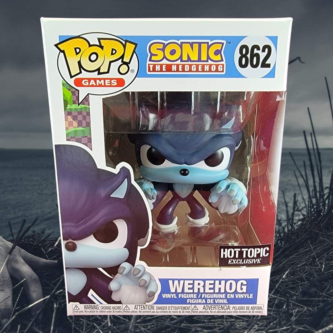 Werehog hot topic exclusive funko # 862 (nib)
With pop protector
