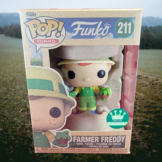 Farmer freddy funko exclusive # 211 (nib)
With pop protector