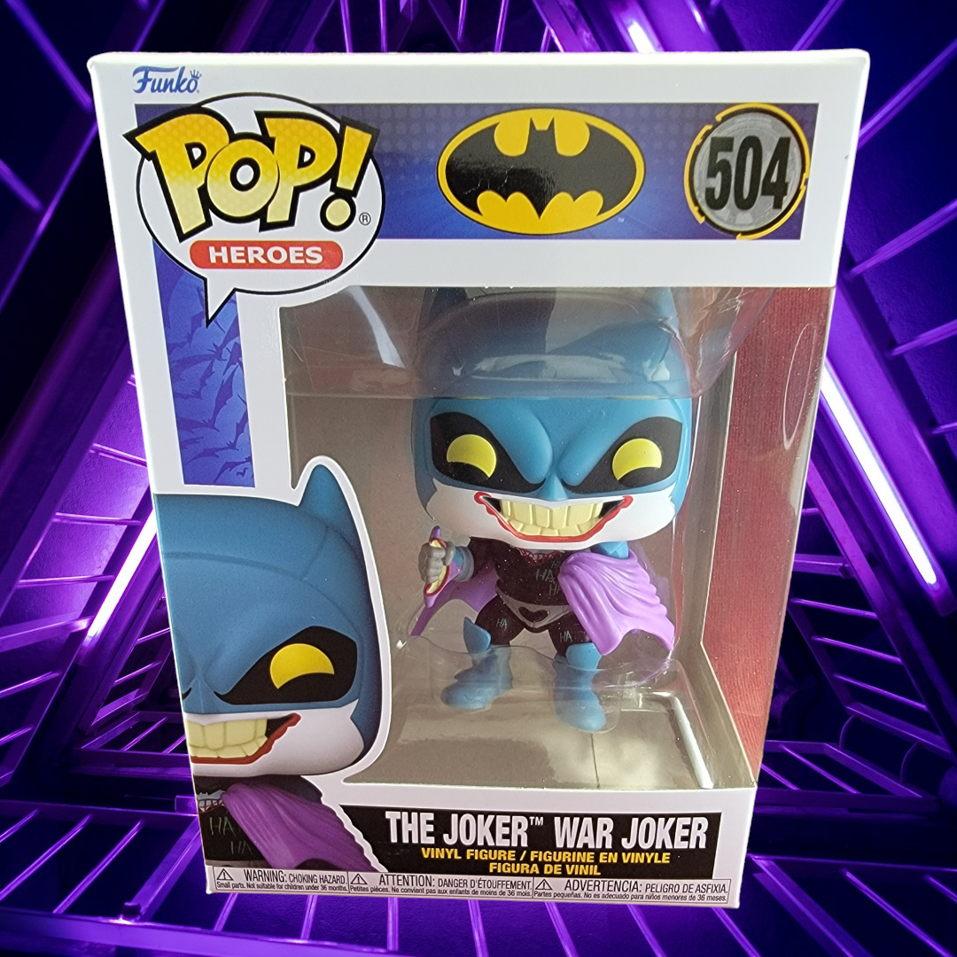 The joker war joker funko # 504 (nib)
With pop protector