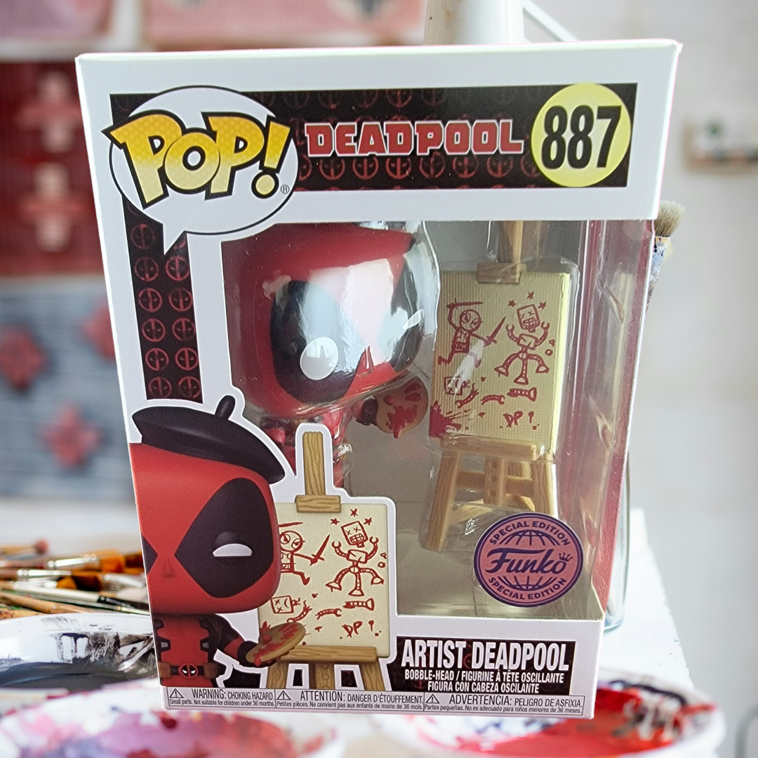 Artist deadpool gamestop exclusive funko 887 (nib)