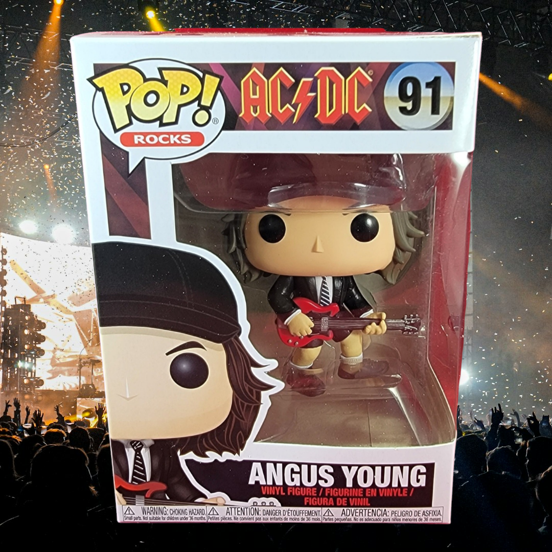 Angus young of acdc funko # 91 (nib)