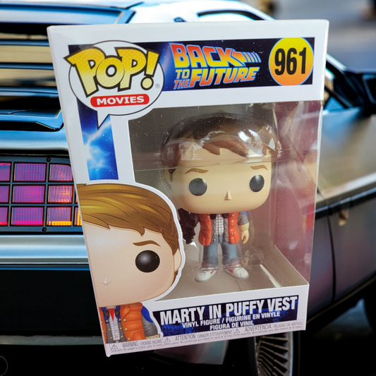 Marty in puffy jacket funko # 961 (nib)
With pop protector