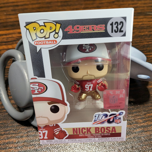 Nick Bosa funko # 132 (nib)
With pop protector