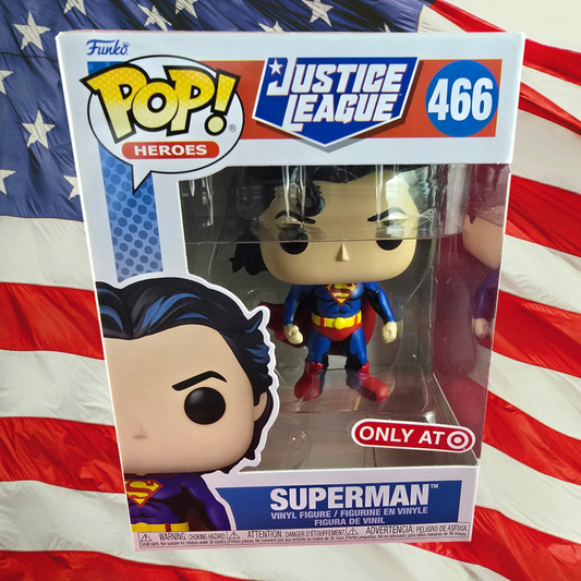 Superman Target exclusive funko # 466 (nib) With pop protector