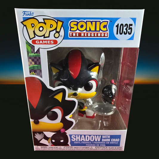 Shadow with dark chao funko # 1035 (nib) With pop protector
