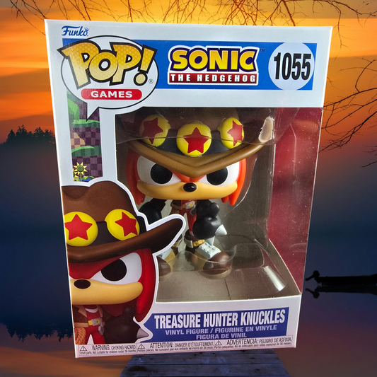 Treasure hunter knuckles funko # 1055 (nib) With pop protector