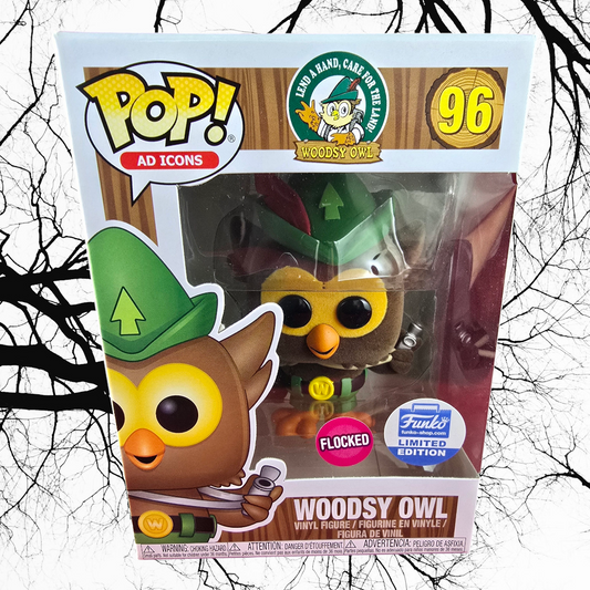 Woodsy owl funko exclusive # 96 (nib) with pop protector