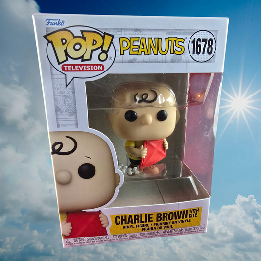 Charlie Brown with Kite funko # 1678 (nib) With pop protector