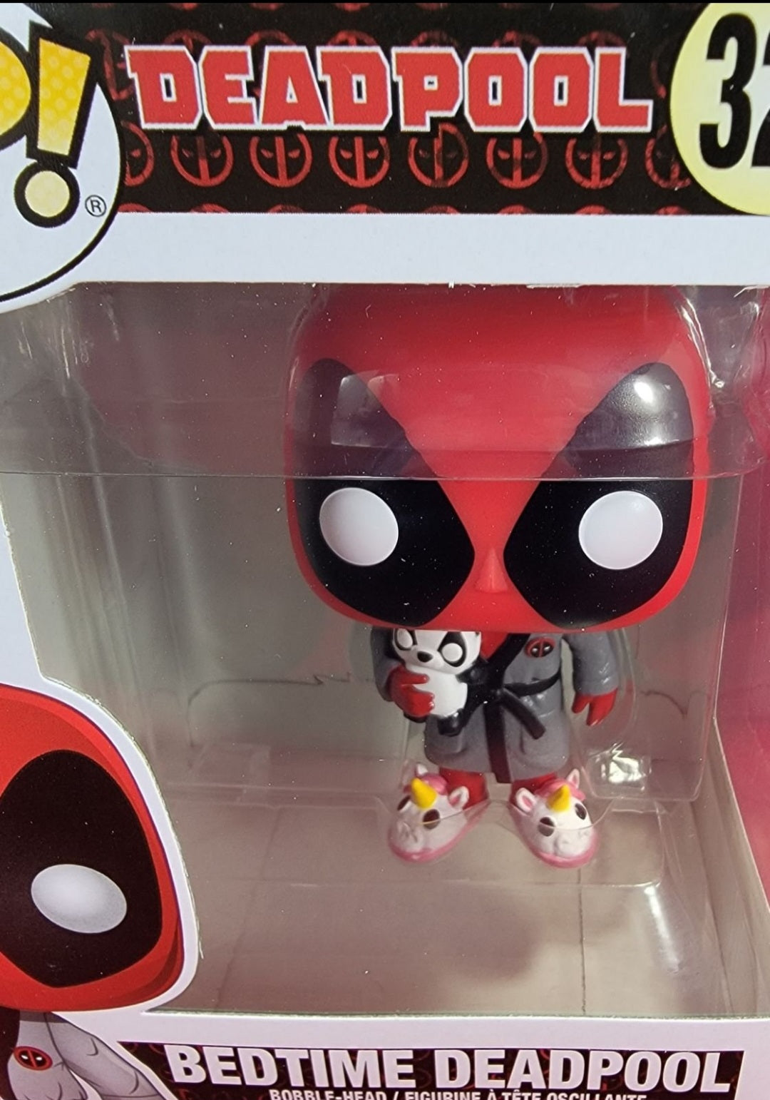 Bedtime Deadpool funko # 327 (nib)
With pop protector