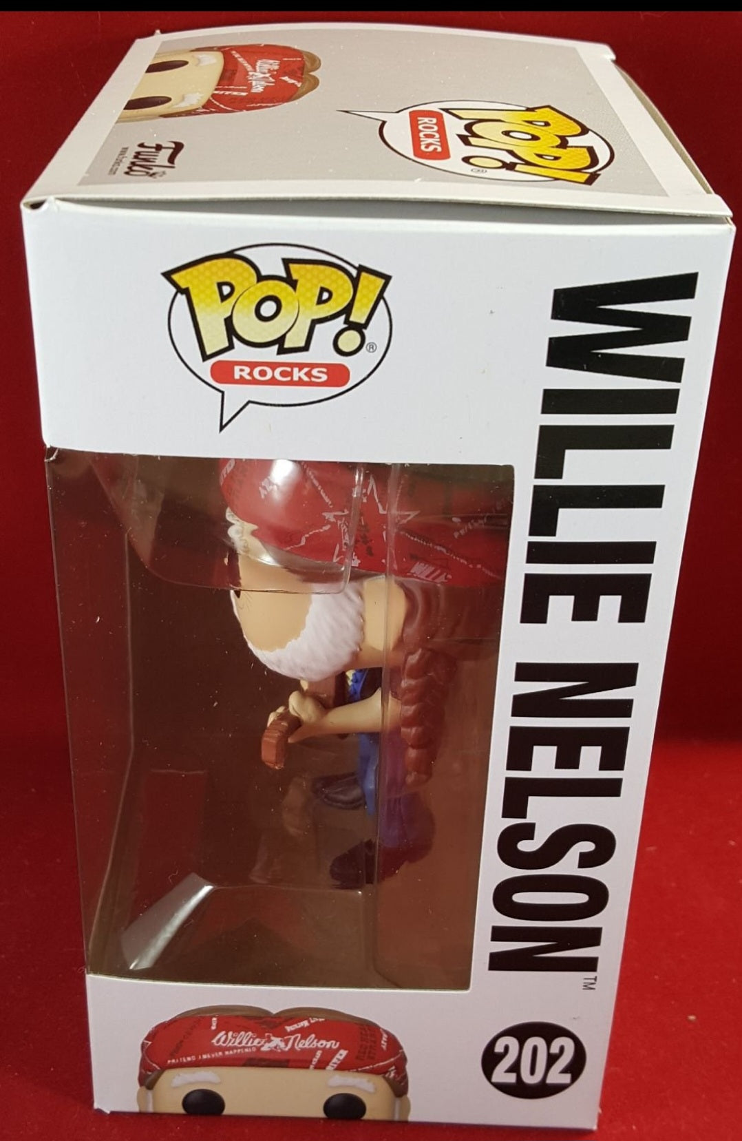 Willie nelson funko # 202 (nib)
With pop protector