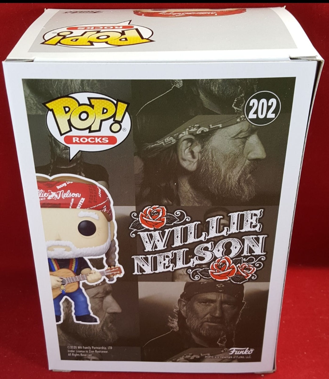 Willie nelson funko # 202 (nib)
With pop protector