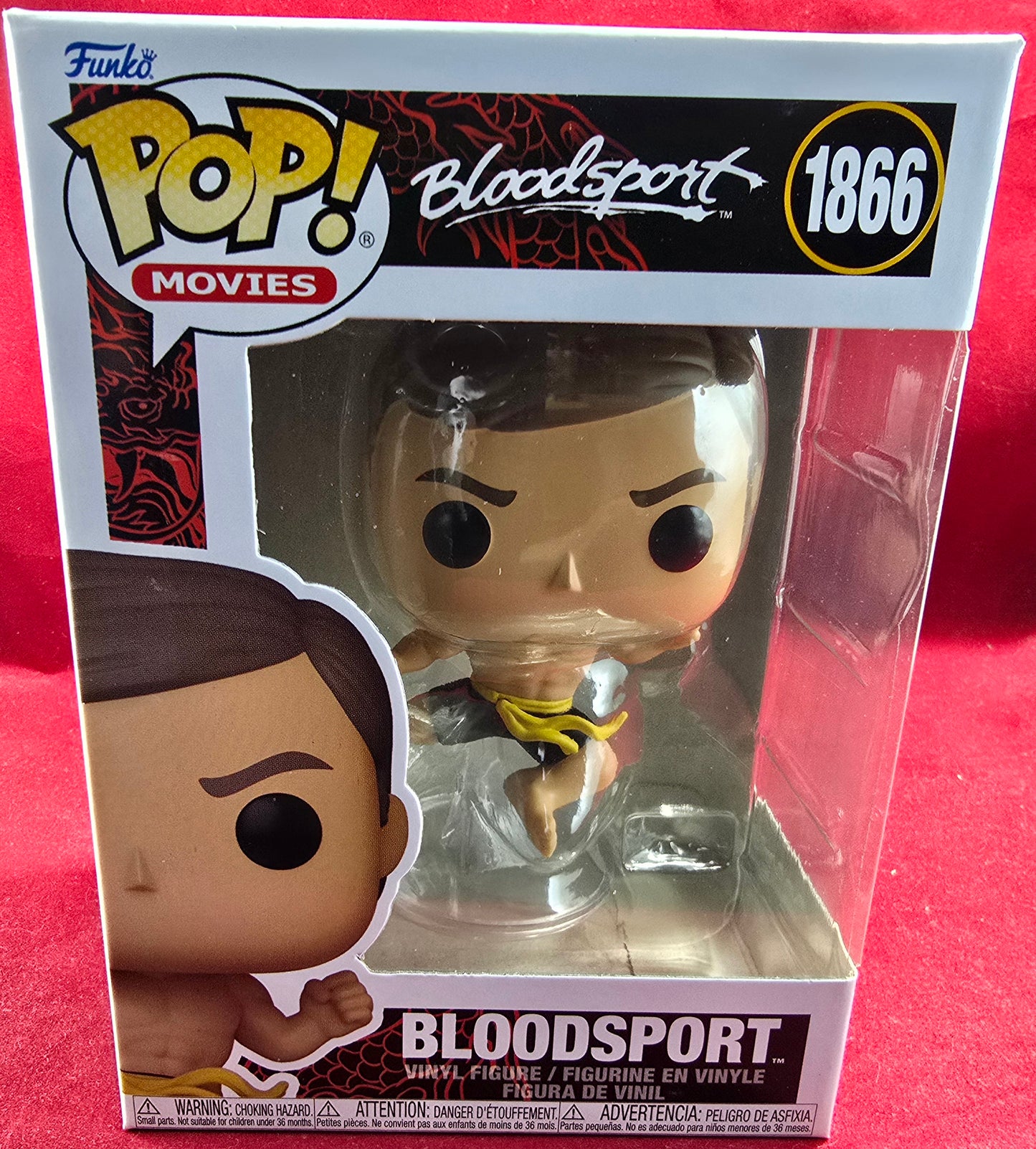Bloodsport funko # 1866 (nib)
With pop protector