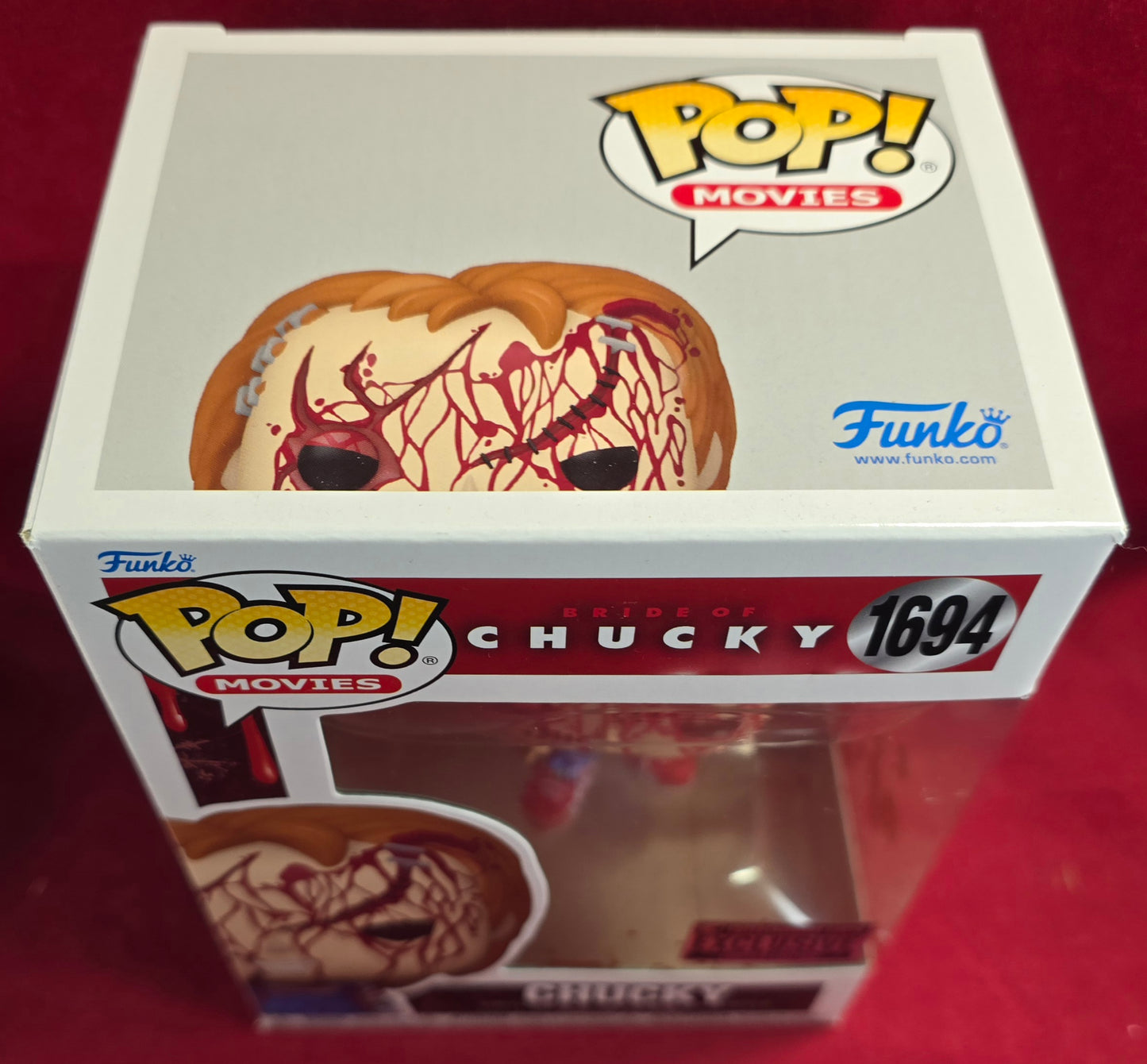 Chucky entertainment earth exclusive funko # 1694 (nib) With pop protector