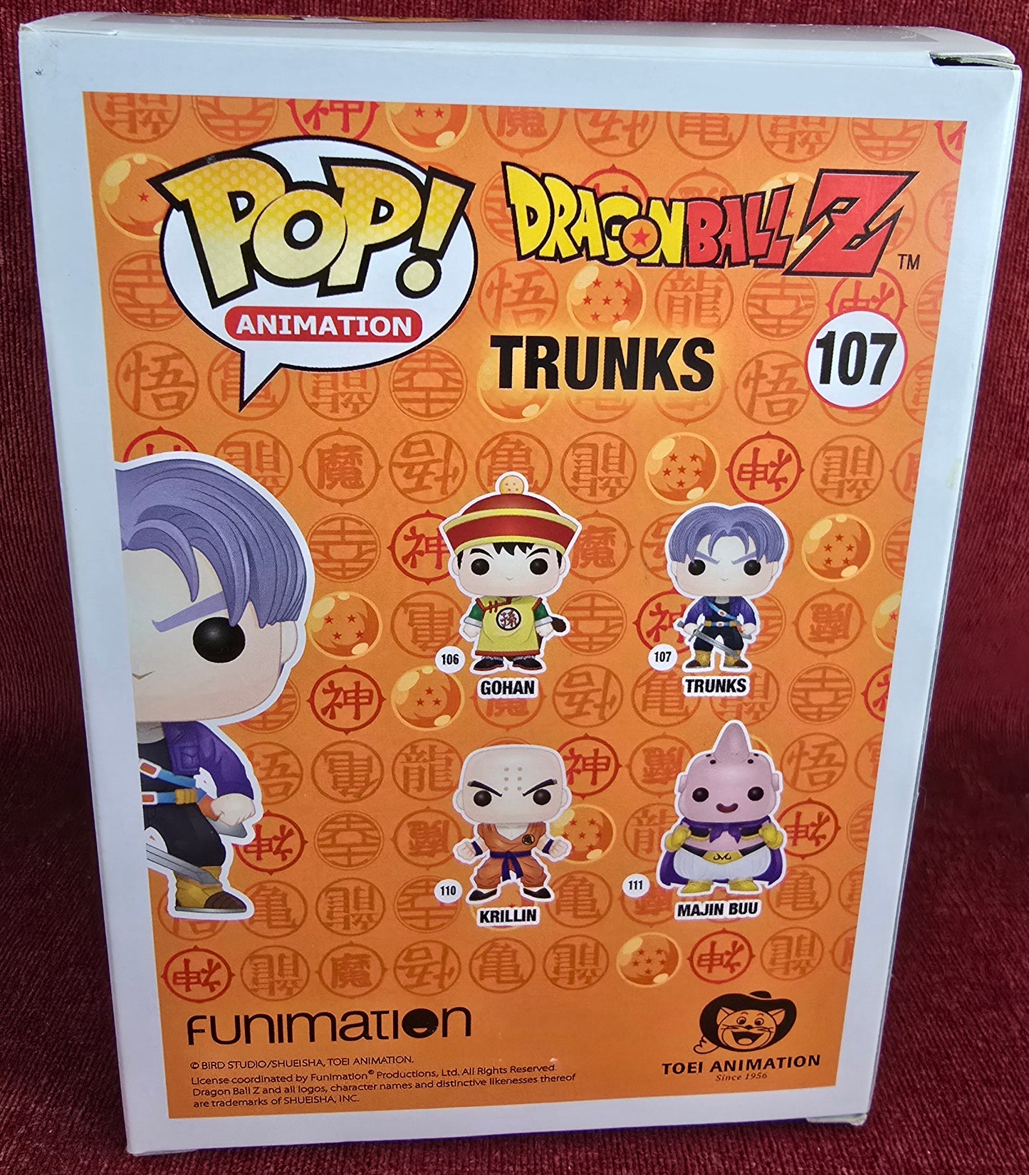 Trunks funko # 107 (nib) With pop protector