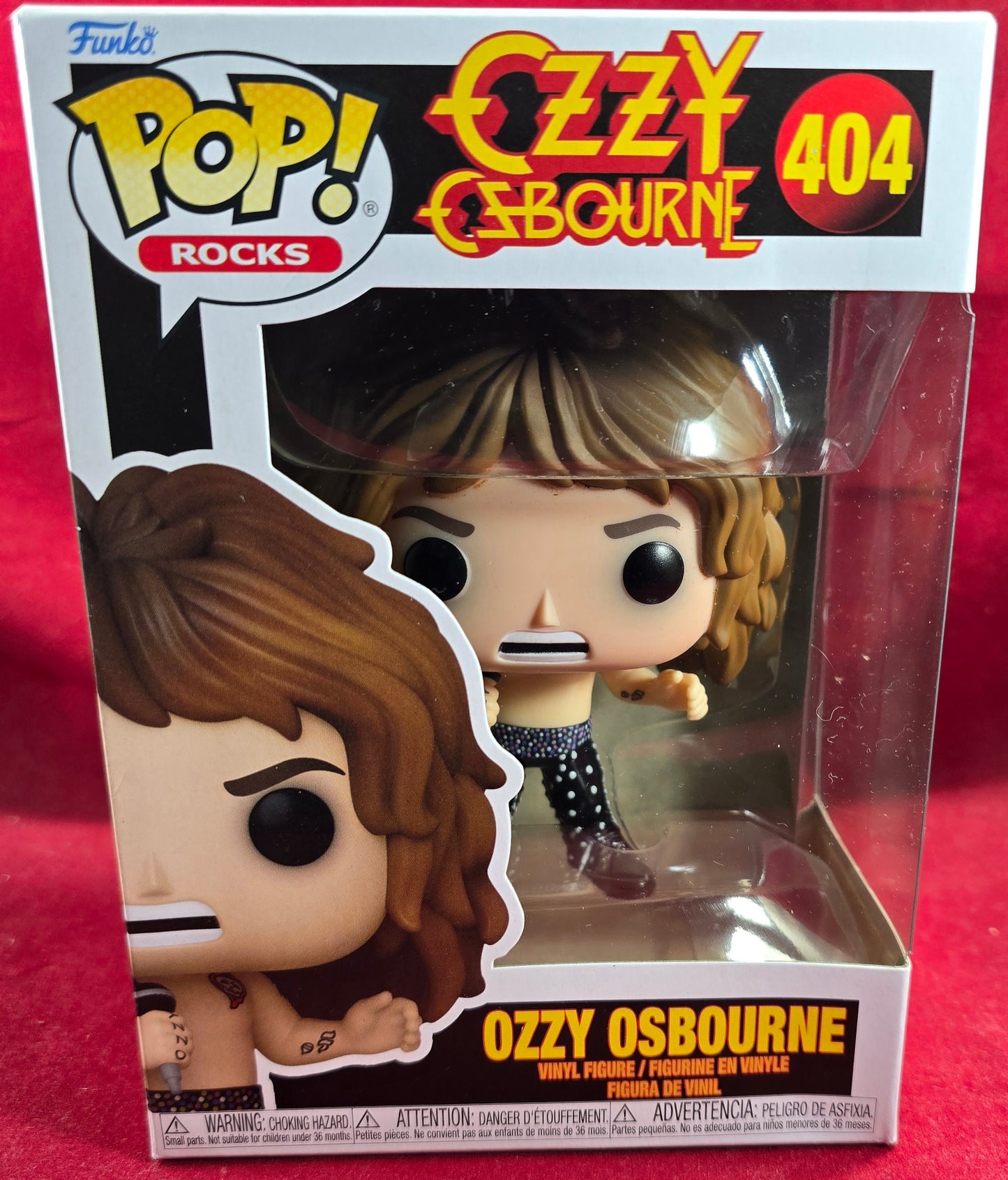 Ozzy Osborne funko # 404 (nib) With pop protector